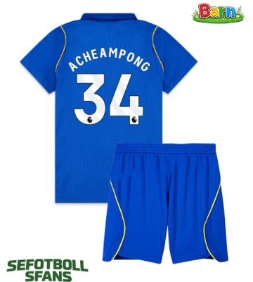 Chelsea Josh Acheampong #34 Hemmaställ Barn 2026-27 Kortärmad (+ Korta byxor)